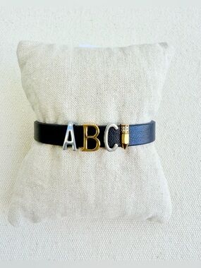 *ABC Charm Bracelet Band* KEEP COLLECTIVE Retired *Special Pricing* Pencil